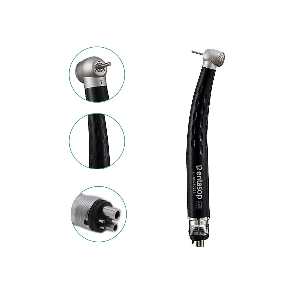 Dentasop Super Dental high-Speed handpiece 10pcs (Black) 4 Holes: Industrial & Scientific