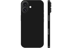 Skin Wrap for iPhone 17, Protective Film Vinyl Decal Stickers Cover for Phone Back, Camera, Frame (Black)