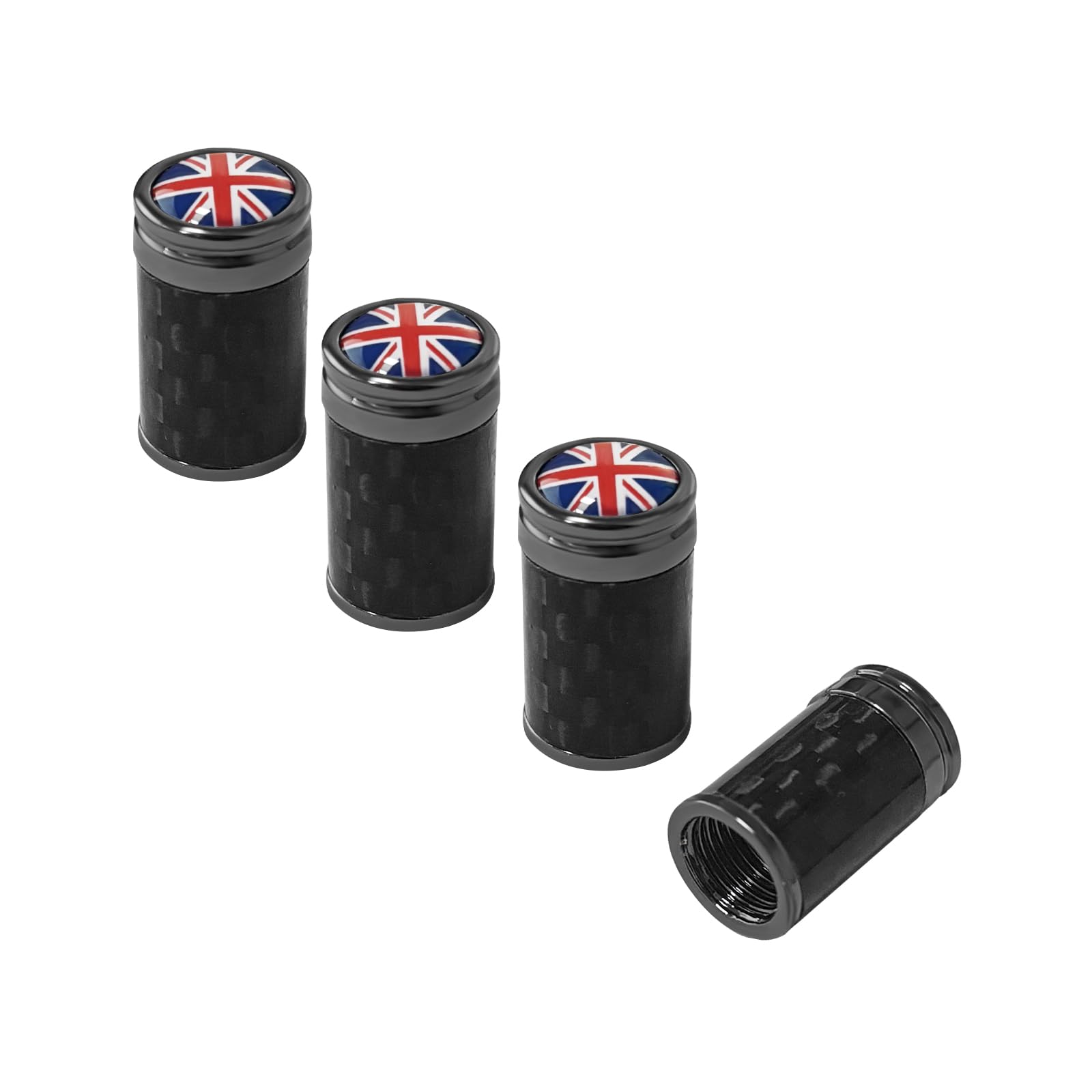 Sylvil 4 PCS Car Tire Valve Stem Caps, Leakproof