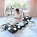 Butterfly Craze Floor Lounger Cover – Inflatable Air Bed, Floor Mattress or Bean Bag Chair Alternative. Black and White Polka Dot Pattern Makes it Fun and Stylish. Pillow Bed Cover Only!