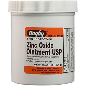 Zinc Oxide 20 Skin Protectant Ointment For Diaper Rash Chaffed Skin 1 Lb Jar Pack Of 2 Jars Total 2 Lbs 2