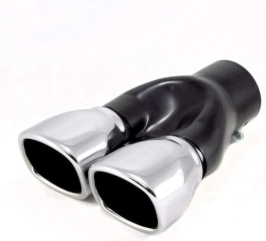 Endrohr Auspuff Blende Edelstahl Chrom - Universell Sportauspuff Optik Tuning