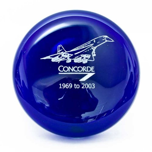 Bristol Blue Glass the Concorde Paperweight Amazon.co.uk Kitchen & Home