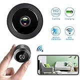 WiFi Hidden Spy Camera，Mini Spy Camera HD 1080P Wireless Security Camera for Home Nanny Cam with Night Vision Motion Detection, Built-in Magnetic Fit Indoor Outdoor Recording