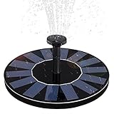 WBPINE Solar Fountain Pump, Solar Powered Floating Fountain Kit Solar Water Fountain for Bird Bath Pond, Pool and Garden Decoration