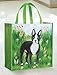 Reusable Shopping Bags - Set of 2 Eco-Friendly Tote Bags, Boston Terrier