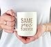 Andaz Press Same Penis Forever Cup, Same Dick Forever Coffee Mug, Cool Bridal Shower Gifts For Bride Unique Bachelorette Party Gag Gift, Rose Gold Faux Glitter 1-pack, 11 oz