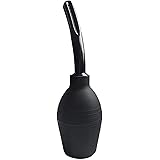 Abyclean Anal Douche Enema Bulb Vaginal Douche Enema Cleaner for Women’s or Man’s Health (310ml Black)