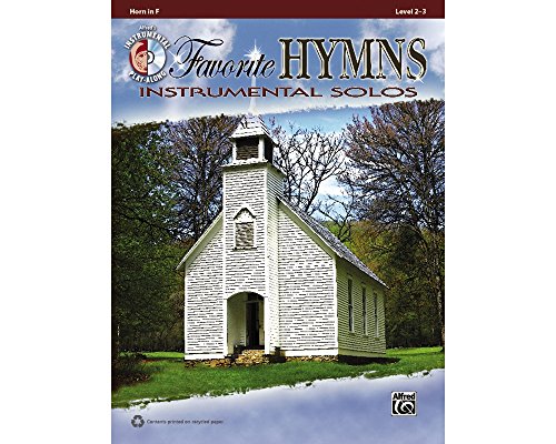 Alfred Favorite Hymns Instrumental Solos French Horn Book & CD