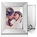 Nixplay Iris 8 Inch WiFi Digital Picture Frame Silver - Share Moments Instantly via App or E-Mail