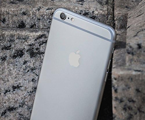 Light Gray Apple Overlay for iPhone 6, Plus, 5s, 5c Vinyl Decal Sticker