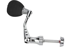 CNC Metal Fishing Reel Handle, Grip Rocker Arm Fishing Tackle Replacement Part for Spinning Reel Modification and Repair Kit 