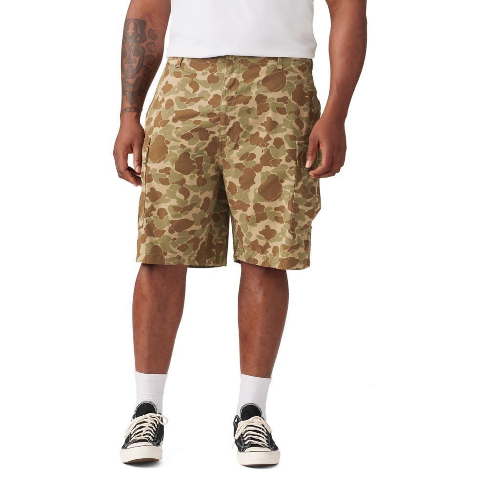 Levi's Men's Carrier Cargo Shorts, (Also Available in Big & Tall), Classic Duck Camo Harvest Gold, 56 Image
