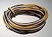 30 Feet (10-white/10-black/10-yellow) Gavitt Cloth-covered Pre-tinned 7-strand Pushback 22awg Vintage-style Guitar Wire primary