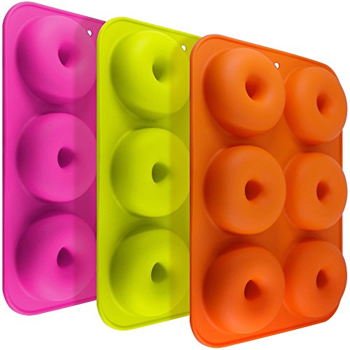 3 Pack Silicone Donut Molds