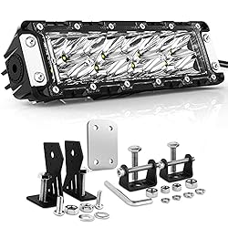 AutoFeel 10 Inch LED Light Bar Triple Rows Spot