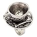 Q&Q Fashion Vintage Fairy Tale 3D Hatter Tea Cup Party Wonderland Cosplay Fancy Dress Ring