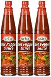 Grace Hot Pepper Sauce 3oz Pack of 3
