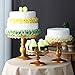 VILAVITA Gold Cake Stand Set of 3, diameter 8