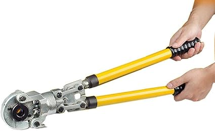 Cgoldenwall Cw 1632 Hydraulique Pex Tuyau A Sertir Outils Pince A Sertir Tube Pince Appuyant Pince 10 Tonnes Amazon Fr Bricolage