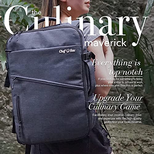 Chef Knife Bag Backpack Set with Knife Roll Knife Case with 40