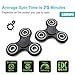 Sanwo Hands Fidget Fast Bearings Spinner, Toy Stress Reducer Premium Quality EDC Focus Toy for Kids & Adults