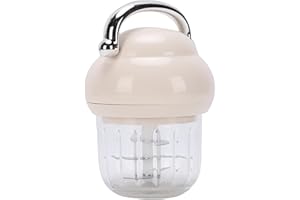 Fockety Electric Garlic Chopper, 350ml Portable Cordless Mini Food Processor, Rechargeable Veggie Chopper Garlic Grinder Mash