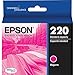 Genuine OEM Magenta Ultra Ink Cartridge Epson 220 WorkForce DuraBrite WF-2630WF WF-2650 WF-2660 - T220320 - Yield 165 pages