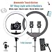 Creatck Ring Light with Stand - 18 inch LED Ring Light Kit with Phone Holder, Dimmable 2700K-5500K for Photography Makeup YouTube Video Shooting Vlogging Portrait