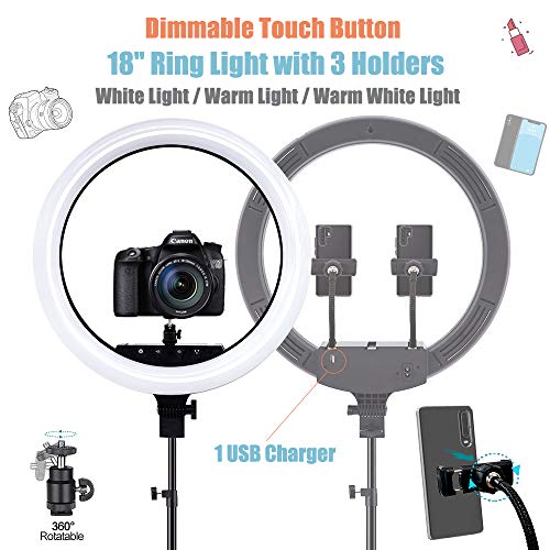 3 Creatck+Dimmable+2700+5500K+Self+Portrait+Shooting