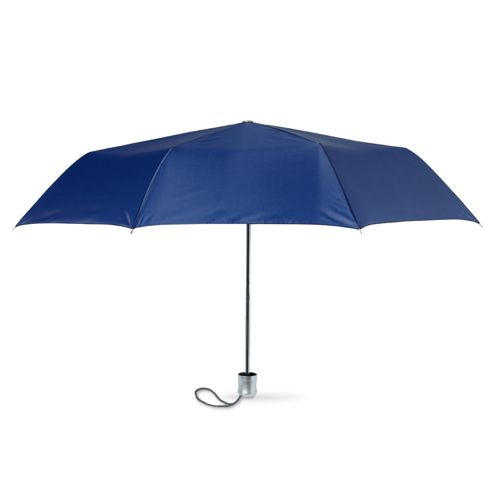 eBuyGB Mini Folding Compact with Pouch, Manual Opening Stick Umbrella, 94 cm, Navy Blue