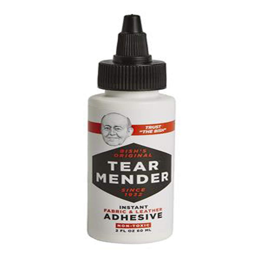 Tear Mender Premium Leather Repair Kit with Patches and Color Refinish Compound, 2 oz Bottle, TM-P-LRK