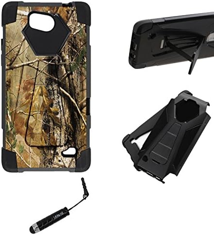 ZTE Majesty Pro Kickstand Case, Hybrid 2 Layer Shock Proof Rugged Armor Kickstand Hard Case by URAKKI - ZTE Majesty Pro Z799VL (2017) , ZTE Tempo N9131 [Hunter Camouflage] Case