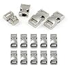Ganzoo Kliksluiting van metaal in 10-delige set, 3/8 inch clipsluiting/steeksluiting voor paracord-armbanden…