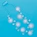 Festive Christmas Snowflake Light-Up Necklace Party Favour, Plastic , 32