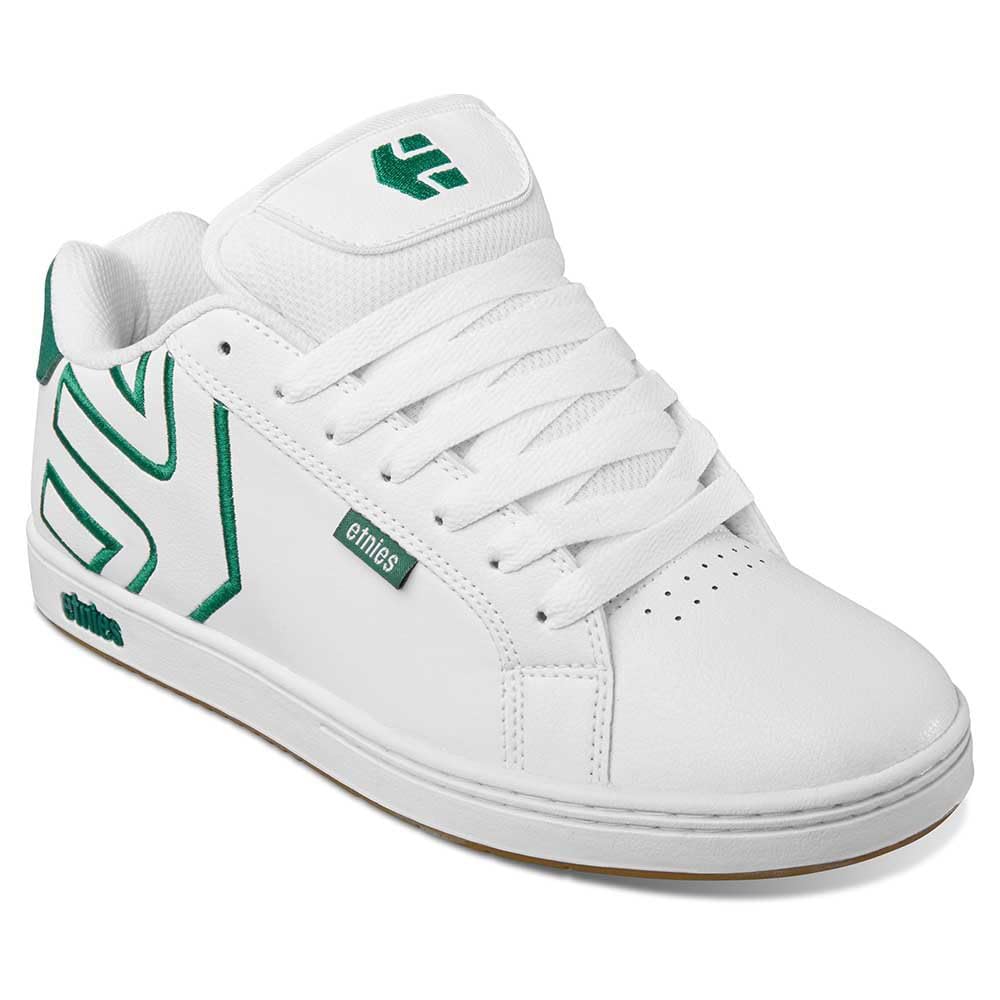 Etnies Fader Mens' Skate Shoe White/Green - Sustainable, Durable and Comfortable Sneakers Image