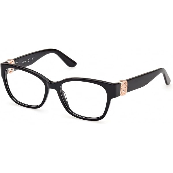 Guess Eyeglasses GU 50126 005 Shiny Black / at Amazon  display picture 1
