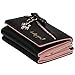 ETIAL Womens Faux Leather Cute Kitty Bowknot Small Wallet Coin Card Holder Light blue