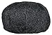 Epoch Men's Classic Newsboy Cap, Flat Ivy Hat, Snap Brim Herringbone Tweed Cap (X-Large, 1935-Charcoal)