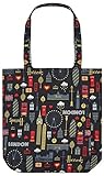 Harrods London - Glitter London Pocket Shopper Bag - USA Stock