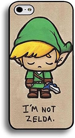 Cute Cartoon Quotes I'M Not Zelda Design The Legend of Zelda Phone Case Cover for Iphone 6 / 6s ( 4.7 Inch ) Popular Adventure Game Series Style