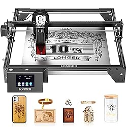 Longer RAY5 10W Laser Engraver, 60W Higher Accuracy