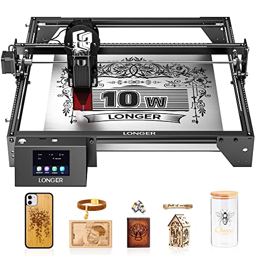 Longer RAY5 10W Laser Engraver, 60W Higher Accuracy