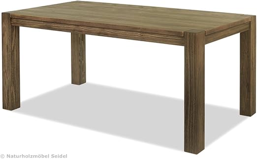 Esstisch Rio Rustico 160x80cm Pinie Massivholz Geburstet Gebeizt Und Lackiert In Kolonial Oregon Eiche Antik Optional Passende Banke 140x38cm Und Ansteckplatten Verfugbar Amazon De Kuche Haushalt