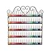 DAZONE 3 in 1 Nail Polish Wall Rack Organizer Holds 200 Bottles Nail Polish Shelf 3 pcs Included Black