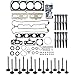New CH8921HBSIVK Cylinder Head Gasket Set, Head Bolts Kit, Intake & Exhaust Engine Valves, RTV Gasket Silicone for 04-08 2.0L Chevrolet Optra / Suzuki Forenza Reno Engine Code A20DMS