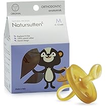 Round Pacifier Natursutten Natural Rubber Pacifiers 2-Pack