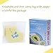 Gimars Nonslip Silicone Pads Portable Folding Travel Baby Toddler Potty Training Seat Cover with Carry Bag for Kids, Yellow