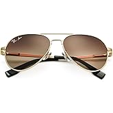 Pro Acme Classic Polarized Aviator Sunglasses 100% UV Protection, 52mm 58mm 63mm