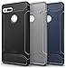 TUDIA Essential Phone PH-1 Case, Carbon Fiber Design Lightweight [TAMM] TPU Bumper Shock Absorption Cover for Essential Phone PH-1 (Gray)